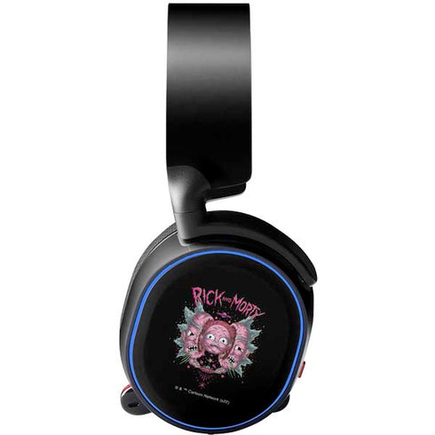 Adult Swim Rick and Morty Split Head Rick SteelSeries Arctis 3 Skin